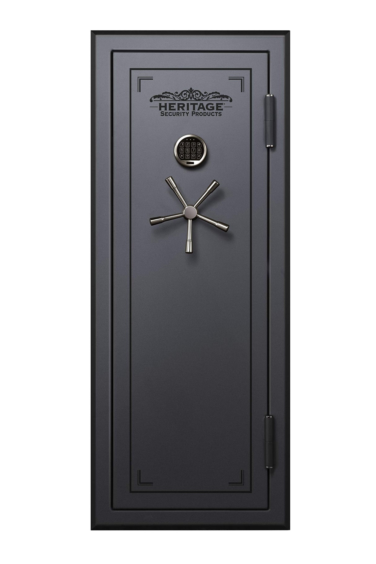 Heritage Security Products 24-Gun Fireproof and Waterproof Safe with Electronic Lock, Dark Silver 24ESSH Heritage Security Products