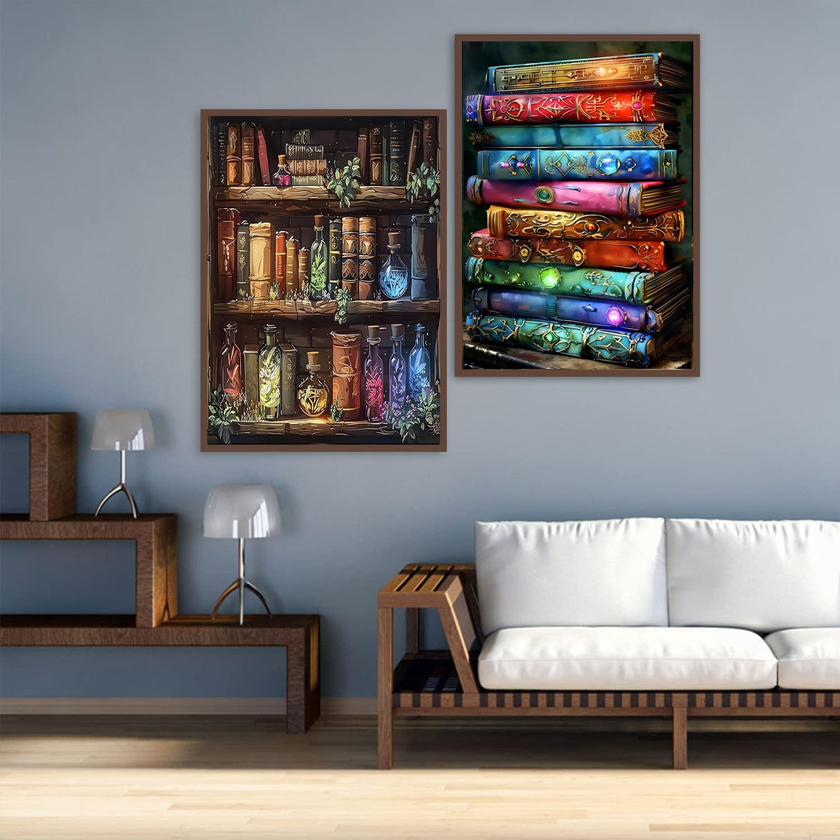 DAZZLEDOTS Diamond Art Kits for Adults 3 Pack Book Diamond Painting 5D Magic Diamond Art Kits for Beginners DIY Full Drill Paint by Diamonds Dot Gem Art for Home Wall Decor 12 x 16Inch DAZZLEDOTS