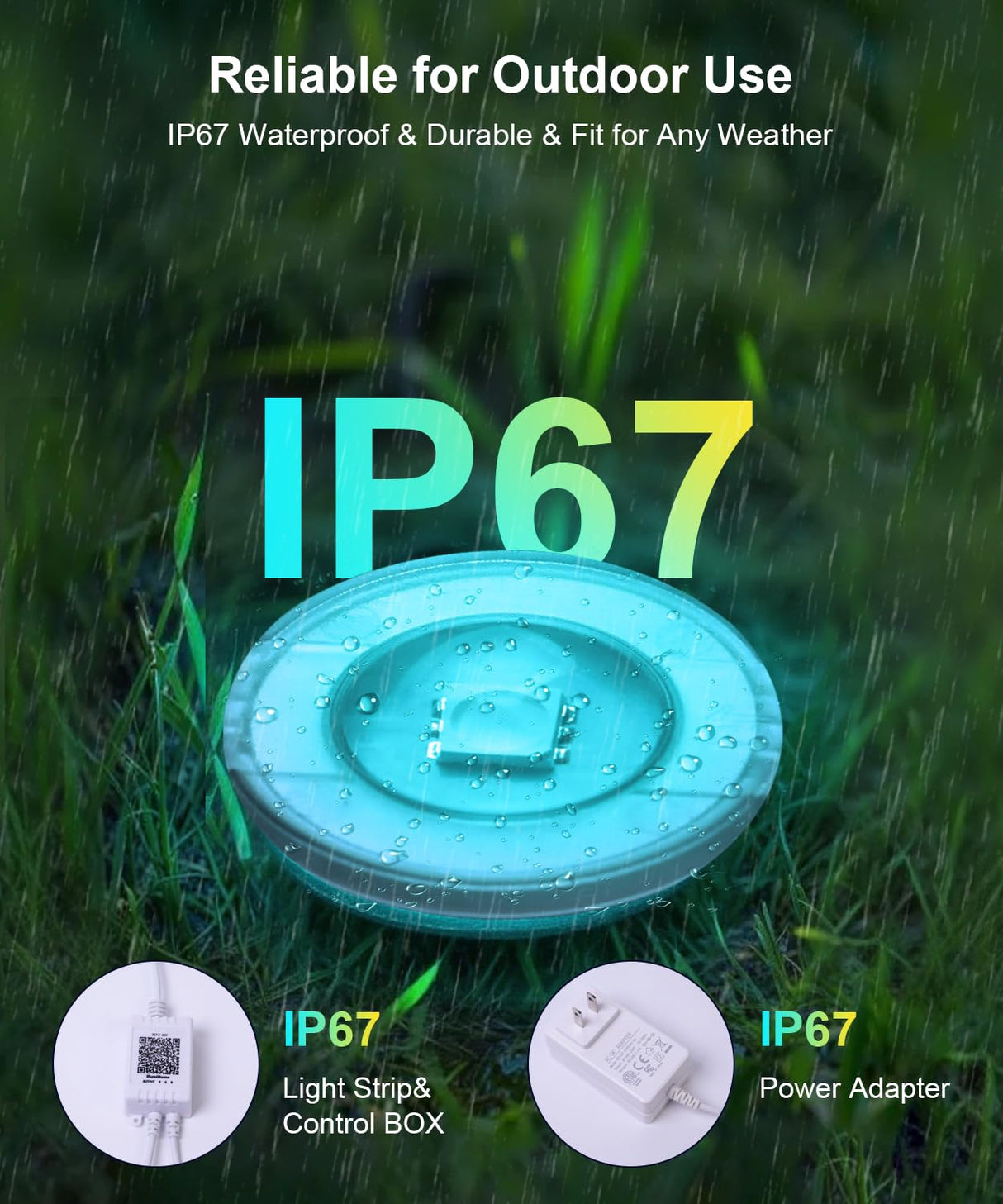 Fussion 200ft Permanent Outdoor Lights for House, 2025 Smart RGB LED Outside Lights with APP Remote Control, IP67 Waterproof Eternity Eaves Lighting for Christmas, Halloween, Holiday, Party, Daily Fussion