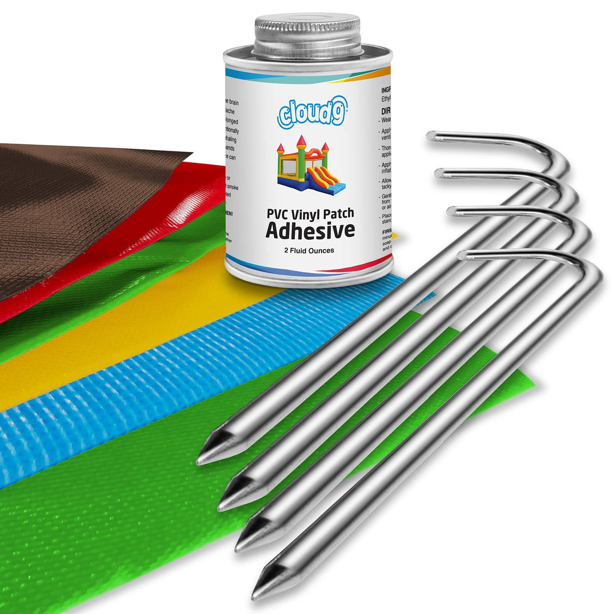 Cloud 9 Commercial Grade Jungle Bounce House - 100% PVC 17' x 13' Bouncer - Inflatable Only Cloud 9