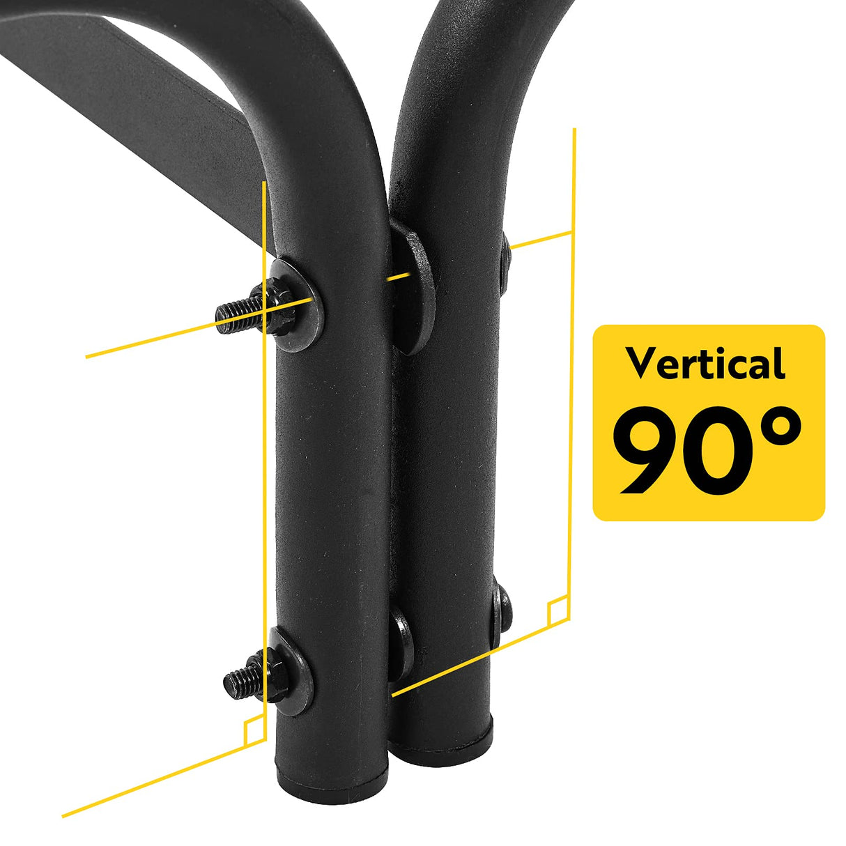 TMEE 8ft Firewood Rack Outdoor Heavy Duty Log Rack Firewood Storage Rack Holder Steel Tubular Easy Assemble Fire Wood Rack for Patio Kindling Logs Storage Steel Tubular Wood Pile Rack Tool Black (8ft) TMEE