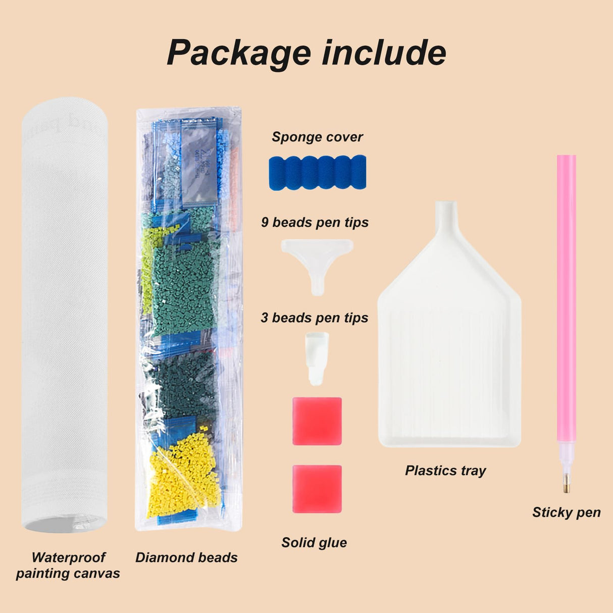 hill froeistung 5D Yellow Fox Diamond Art Painting Kits for Adults,Landscape,Tree Diamond Art, DIY Full Drill Diamond Art Painting Set for Home Wall Decor Gifts (12X16 inch) hill froeistung