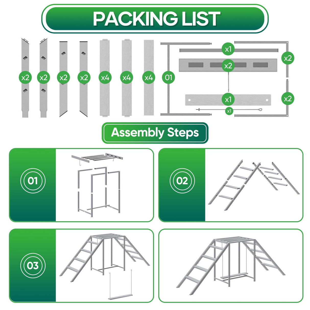 Chicken Coop, Chicken Perches with Swing, Chicken Roosting Bars, Chicken Run Accessories Toy, Wooden Chicken Ladder for Pet's Healthy & Happy, Sturdy and Easy to Clean, Suitable for Backyard Farm Nandae