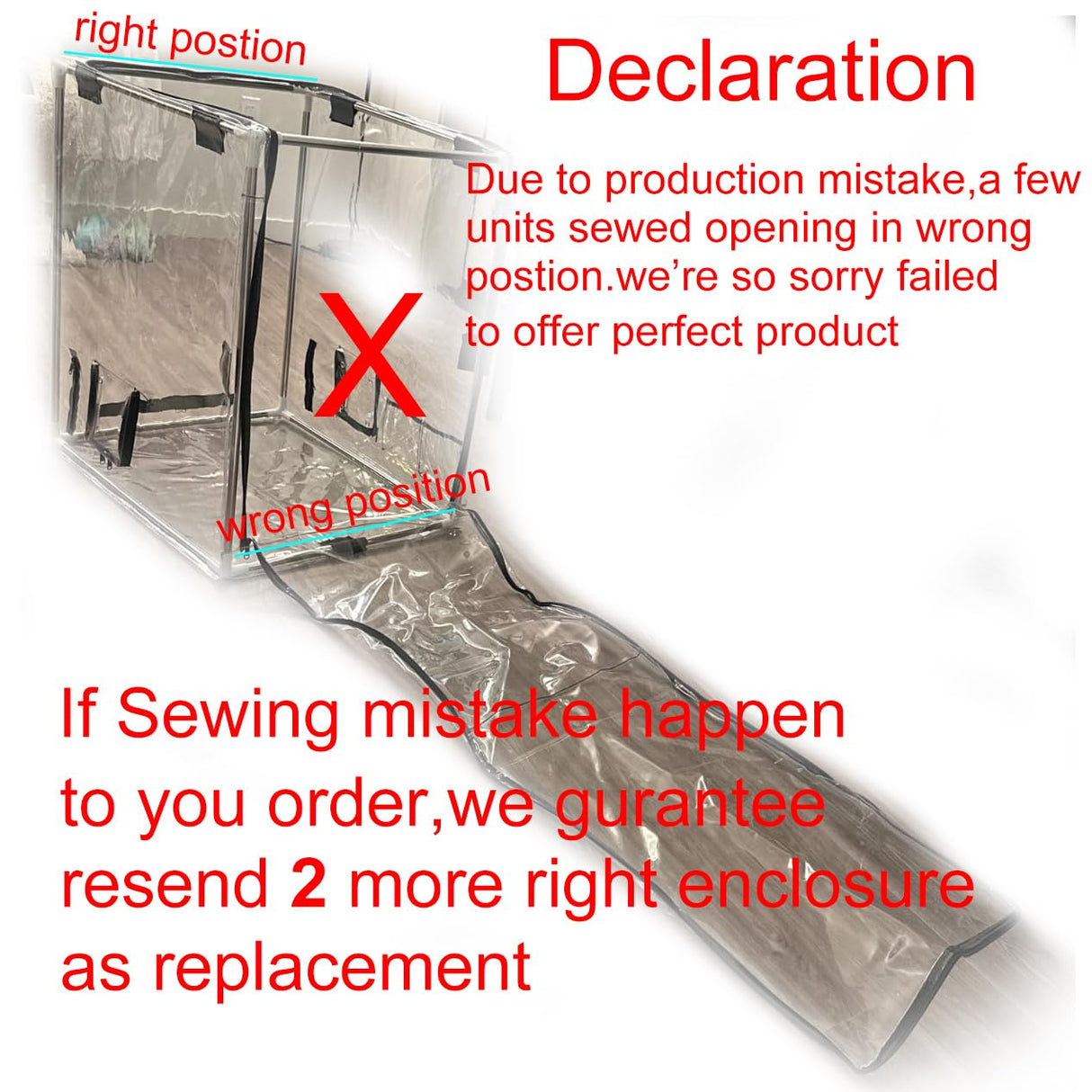 FUNGDO Transparent 3D Printer Enclosure Resin Printer Enclosure Clear TPU Protective Cover Dustproof Tent with Ventilation Fixing Port for FDM/LCD/DLP/SLA 3D Printer (T-Middle) FUNGDO