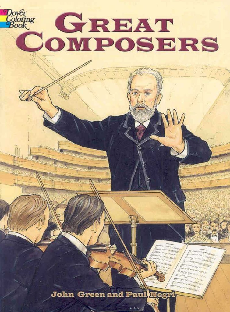 Great Composers Coloring Book (Dover History Coloring Book) Dover Publications