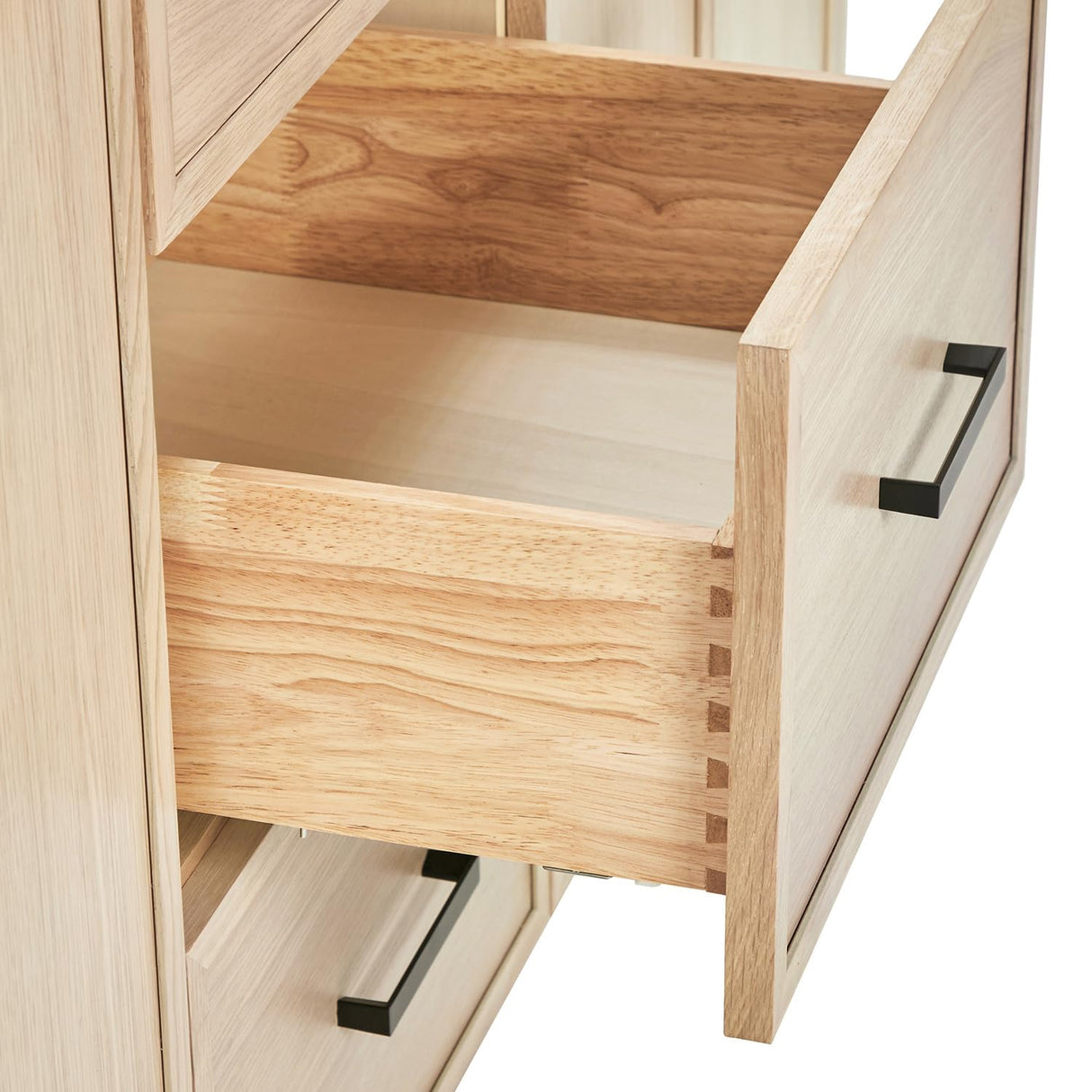 ARIEL Kelly 72 Double inch Bathroom Vanity Without Sink in White Oak, Bathroom Base Cabinet ARIEL