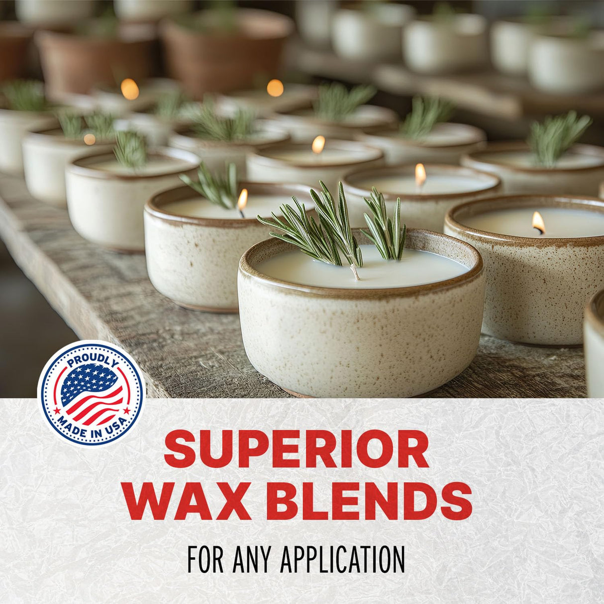 Blended Waxes, Inc. Paraffin Wax for Candle Making, Easy to Use Pastilles, Premium and Low Melt Paraffin Wax for Candles, 127F Melt Point, 10 lb Pack BW Blended Waxes, Inc.