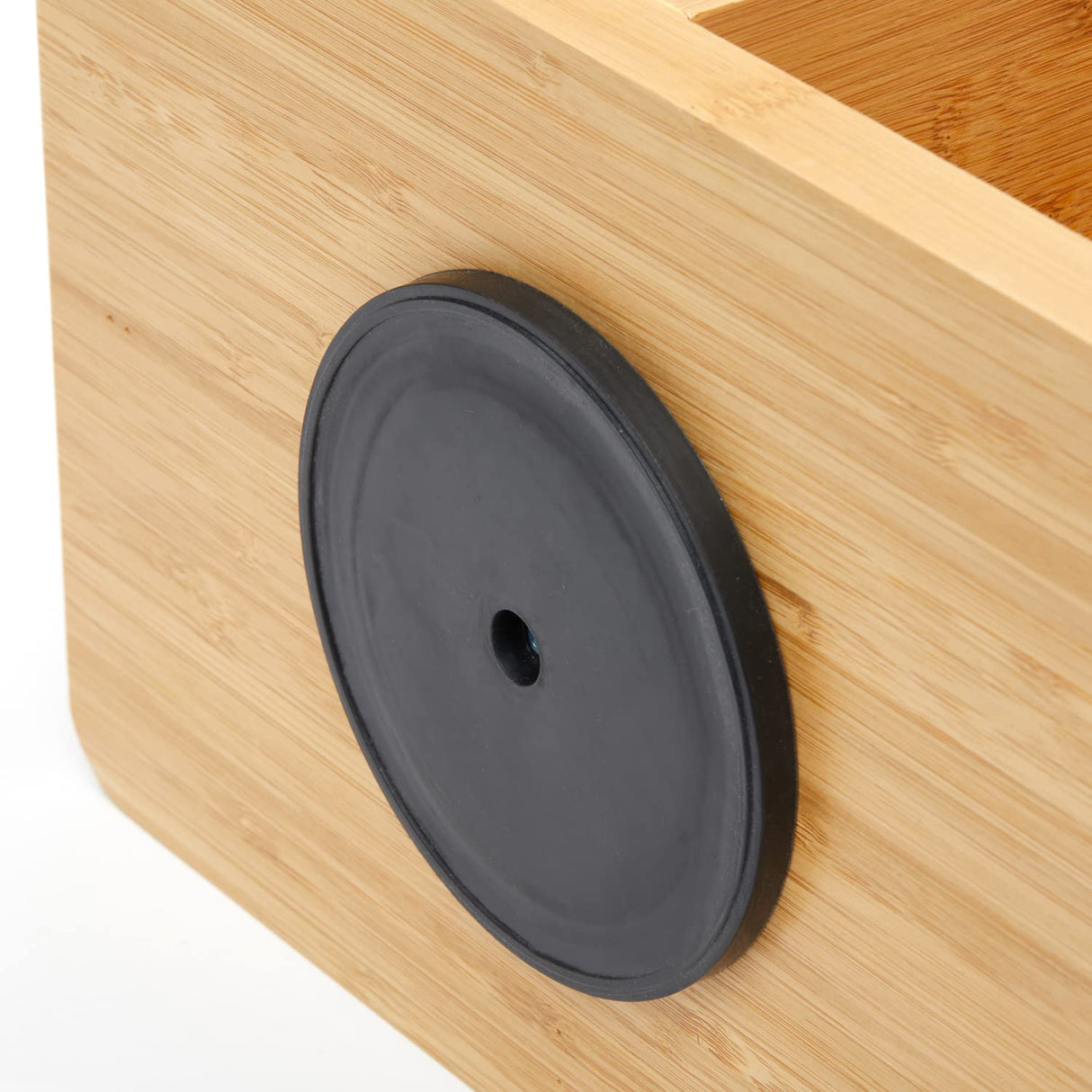 RoyalHouse Bamboo 360 Degree Rotating 12 inches Makeup Organizer, Display Cosmetic Organizer, Multi-Function Storage for Makeup Desk, Bathroom, Bedroom, Closet, and Toiletries RoyalHouse