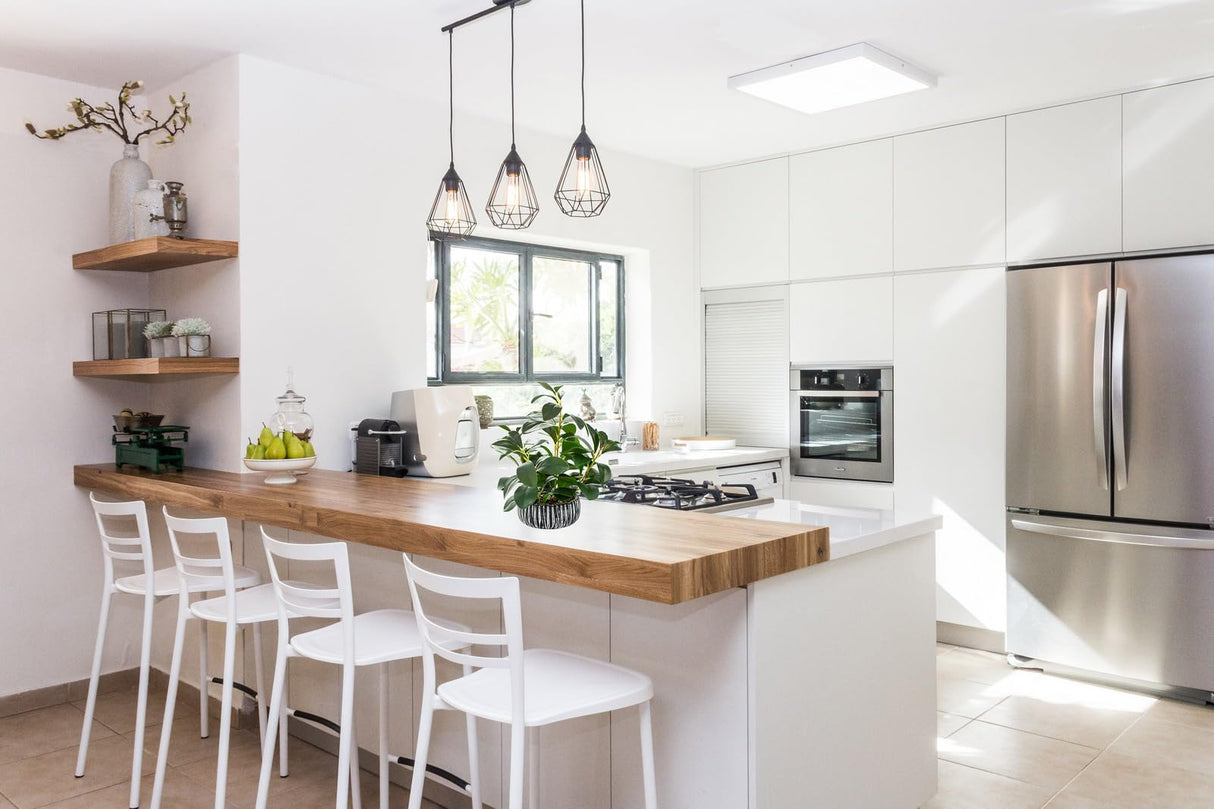 AlphaAcc Artificial Plants Decor Greenery Fake Succulents Indoor Potted Fake Plant with Rustic Black Clay Planter for Farmhouse Room Bathroom Bedroom Kitchen Office Table Desk Decor AlphaAcc