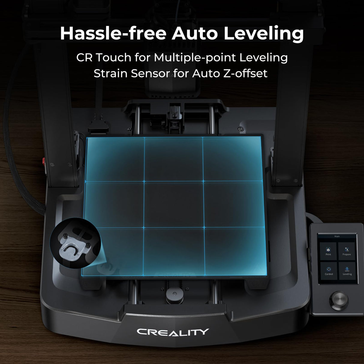 Creality Ender 3 V3 SE 3D Printer, 250mm/s Faster FDM 3D Printers with CR Touch Auto Leveling, Sprite Direct Extruder Auto-Load Filament Dual Z-axis & Y-axis, Printing Size 8.66 * 8.66 * 9.84 inch Creality