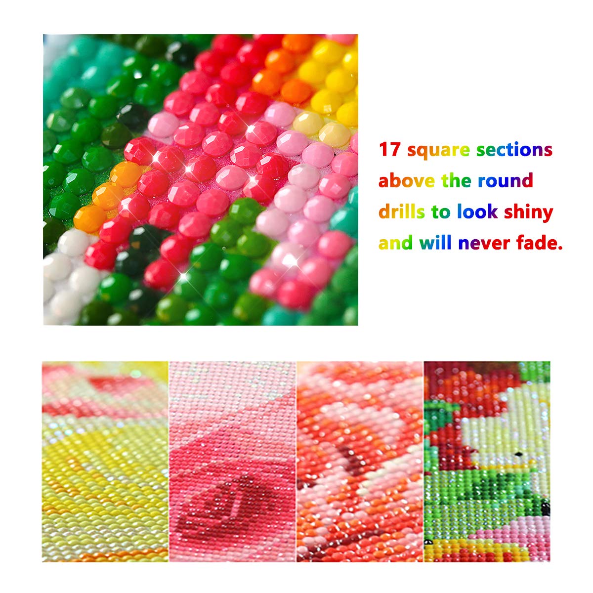 Ginfonr 5D Diamond Art Painting by Number Kits Spaceships & Astronauts Full Drill, Craft Rhinestone Paint with Diamonds Set Space Arts Decorations (12x16inch, 2 Pack) Ginfonr