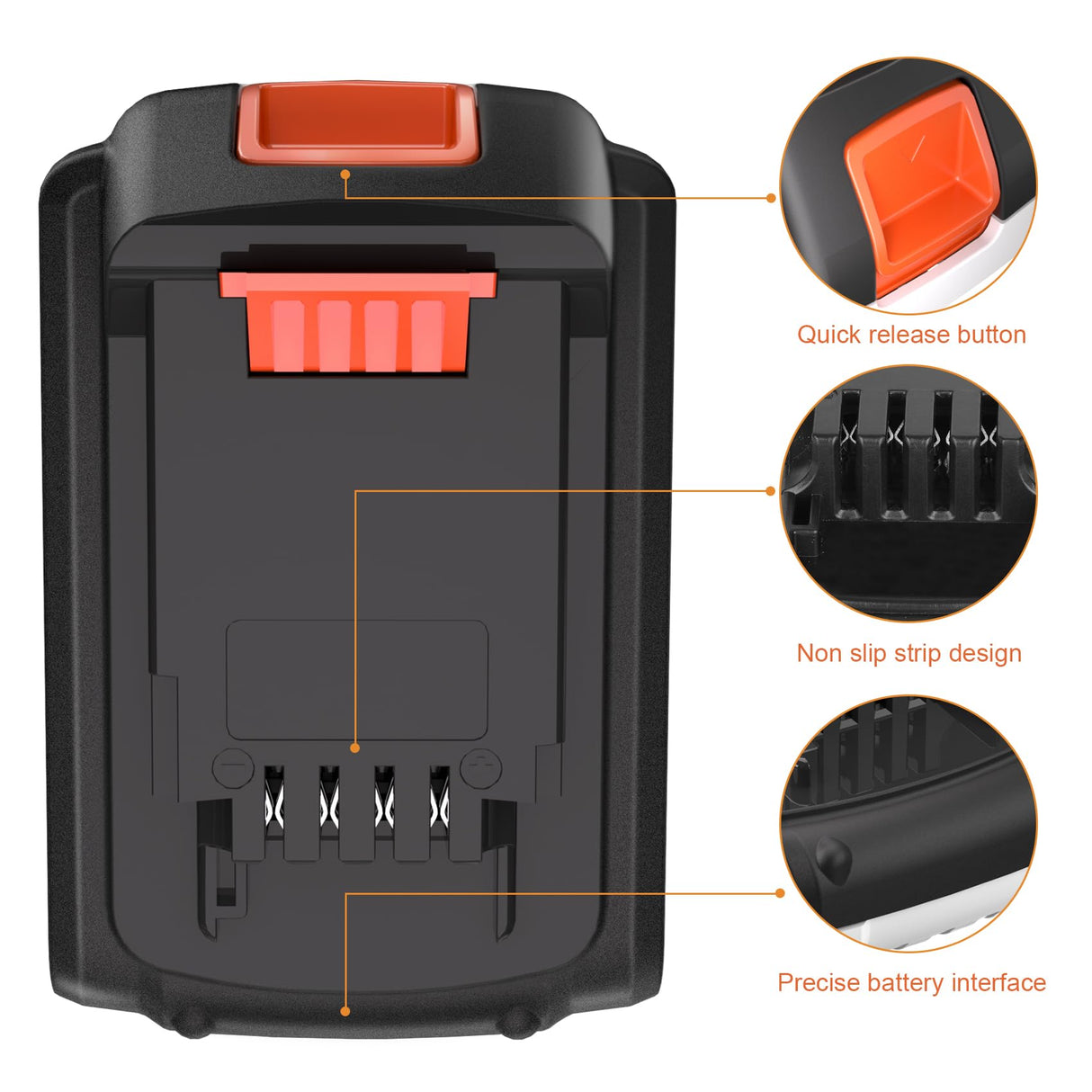 Leisuda 2 Pack 20V 3.0Ah Battery LBXR20 Compatible for Black and Decker 20V Lithium Battery LBXR20 LB20 LBX20 LB2X4020 LBXR20B-2 LBXR2020-OPE Compatible for Black Decker 20V Power Tools Leisuda