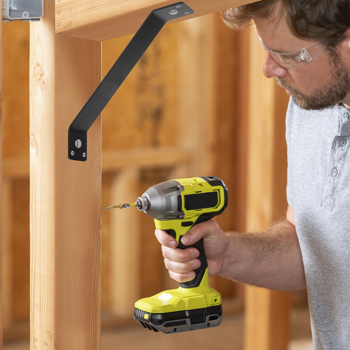 Rasugarlary Angle Brackets 4 Pcs 7.3" Inside Mount 45-Degree Angle Corner Braces Inside Joint for Wood Post and Beam Desk Edge Box Pergola Gazebo DIY Kit Rasugarlary