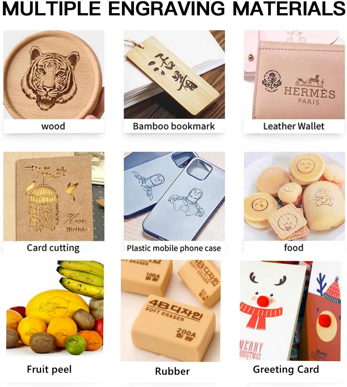 FONLAND DJ6 Entry Laser Engraver DJ6 Engraver for Wood Fabric Non-metal and Non-glass,Portable Desktop Laser Engraver Machine for DIY FONLAND