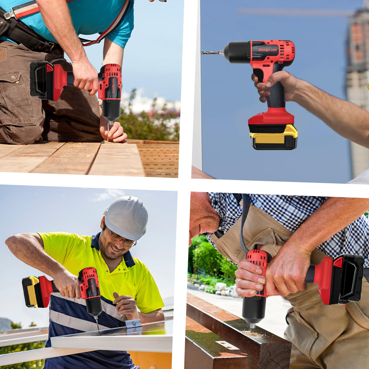 Battery Adapter for Snap on 18V,for Dewalt 20V 60V &for Milwaukee 18V Lithium Battery Convert to for Snap on 18V CTB8185 CTB7185 CTB8187 Battery Converter,Power for Snap on 18V Cordless Tools EID