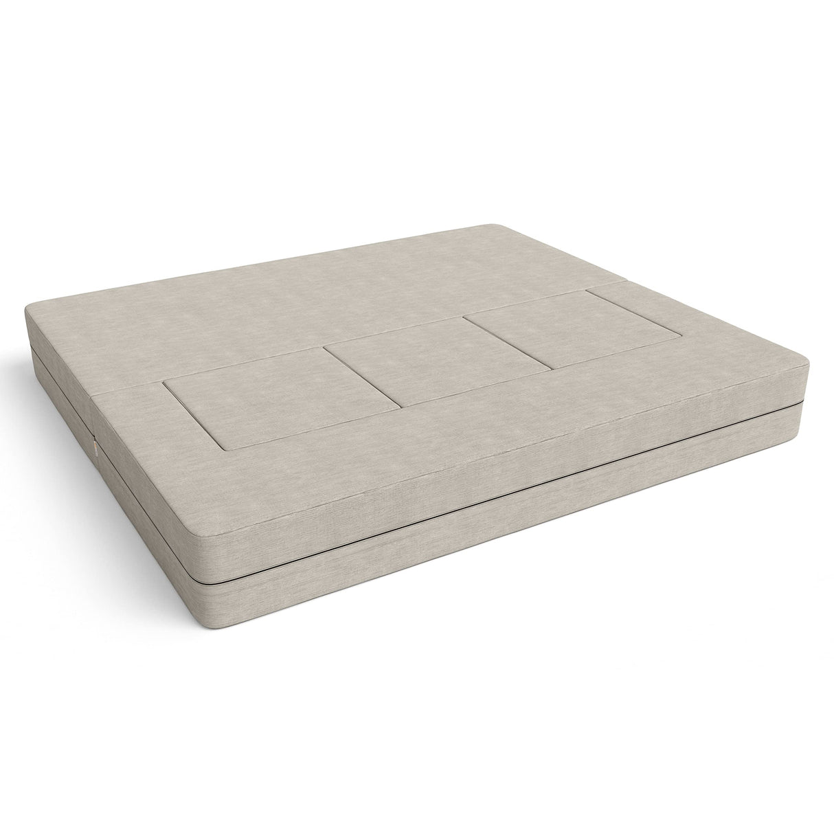 Jaxx Zipline Convertible Sleeper Sofa & Three Ottomans/California King-Size Bed, Dove Grey Jaxx