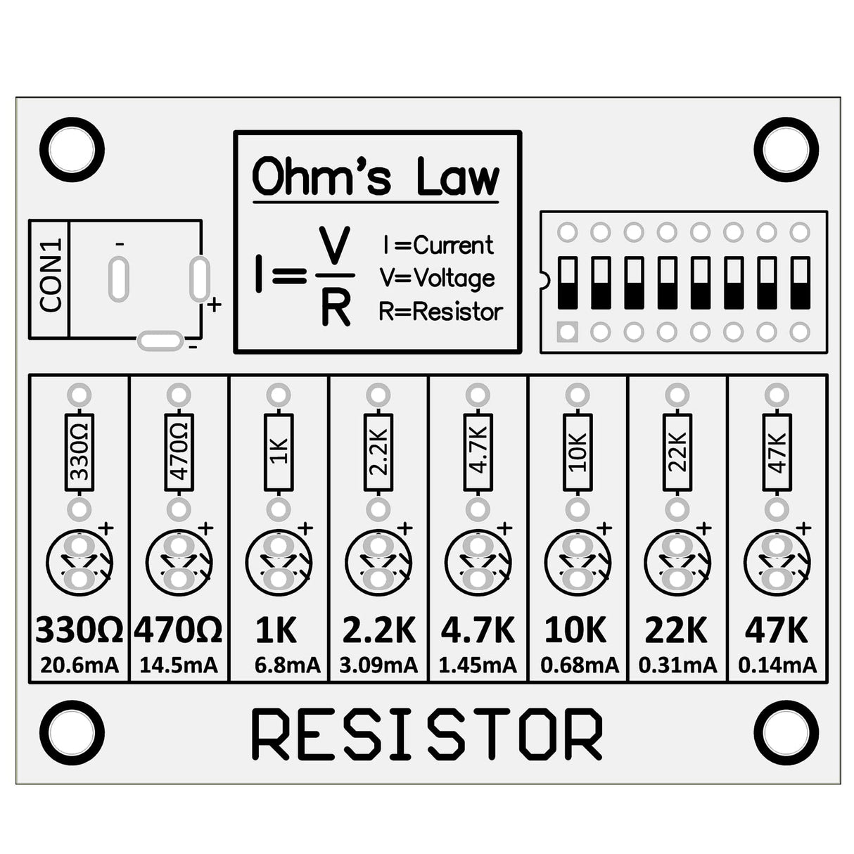 Learn to Solder Kits Soldering Practice Kit Learning Electronics Training Board tingbowie