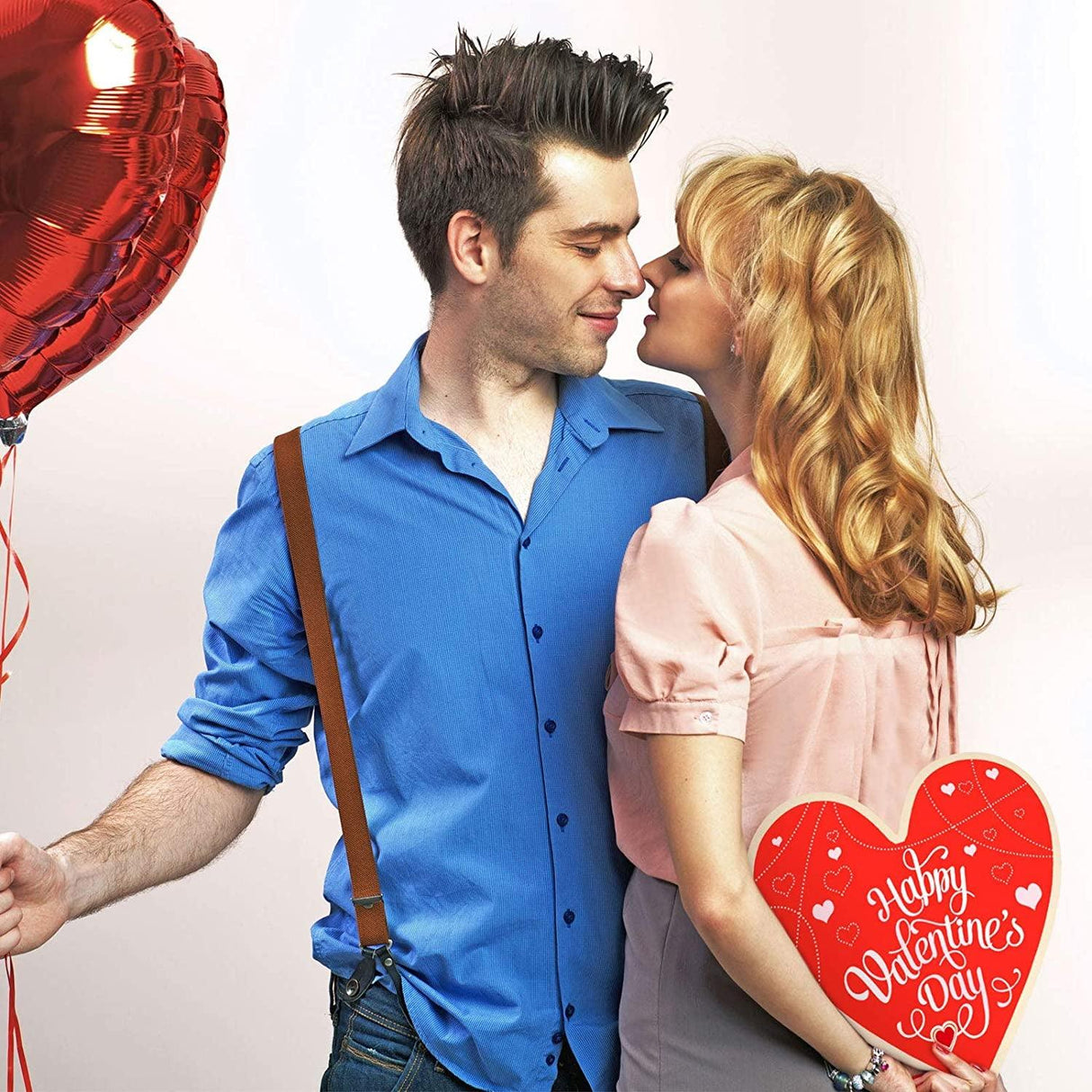 8 Pieces Wooden Hearts Cutouts Unfinished Blank Slice Valentine Hanging DIY Love Holiday 11 X 11 Inch WoodArtSupply