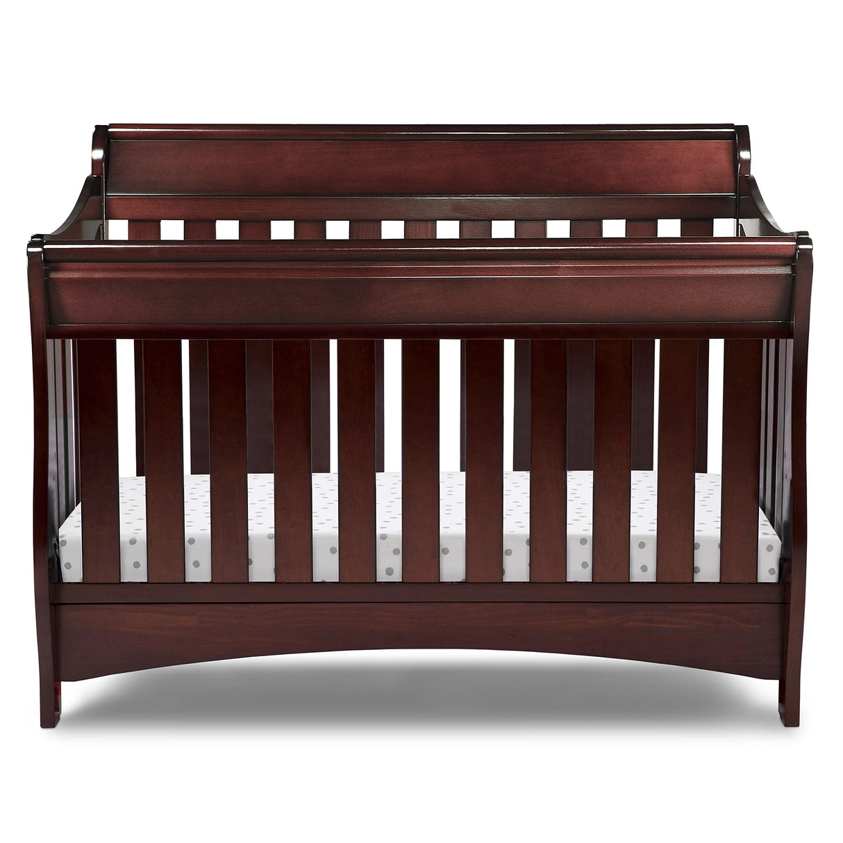 Delta Children Bentley S Series 4-in-1 Convertible Baby Crib, Black Cherry Espresso Delta Children