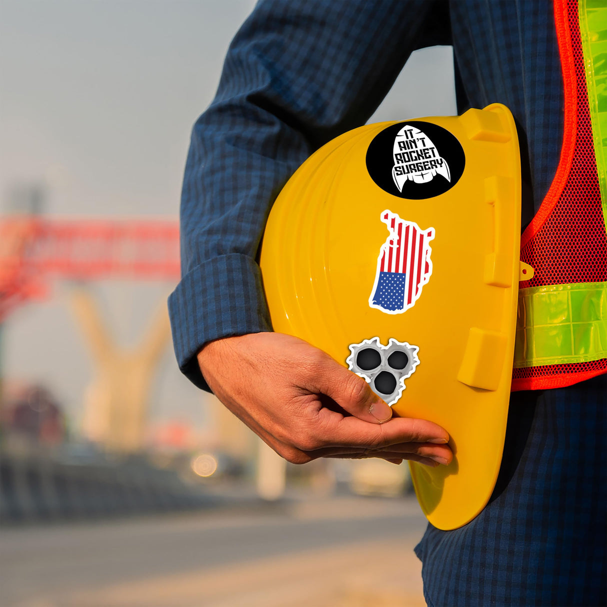 306 PCS Funny Hard Hat Sticker Pack for Adults - Waterproof Vinyl for Welding Helmet, Tool Box, Construction, Electrician, Mechanic Tools - Blue Collar Accessories Debinolo