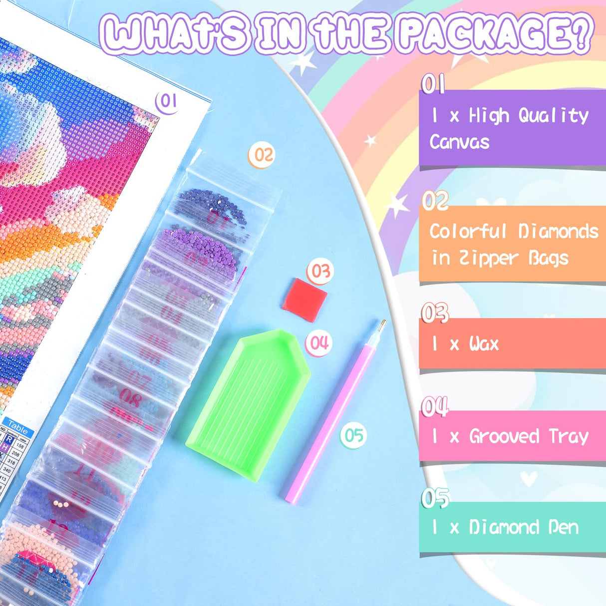 5D Diamond Painting, Seattle Skyline Washington Diamond Embroidery Paintings, DIY Diamond Painting Kits for Adults Diamond Art Home Wall Decor, 12x16 Inch IPISSOI