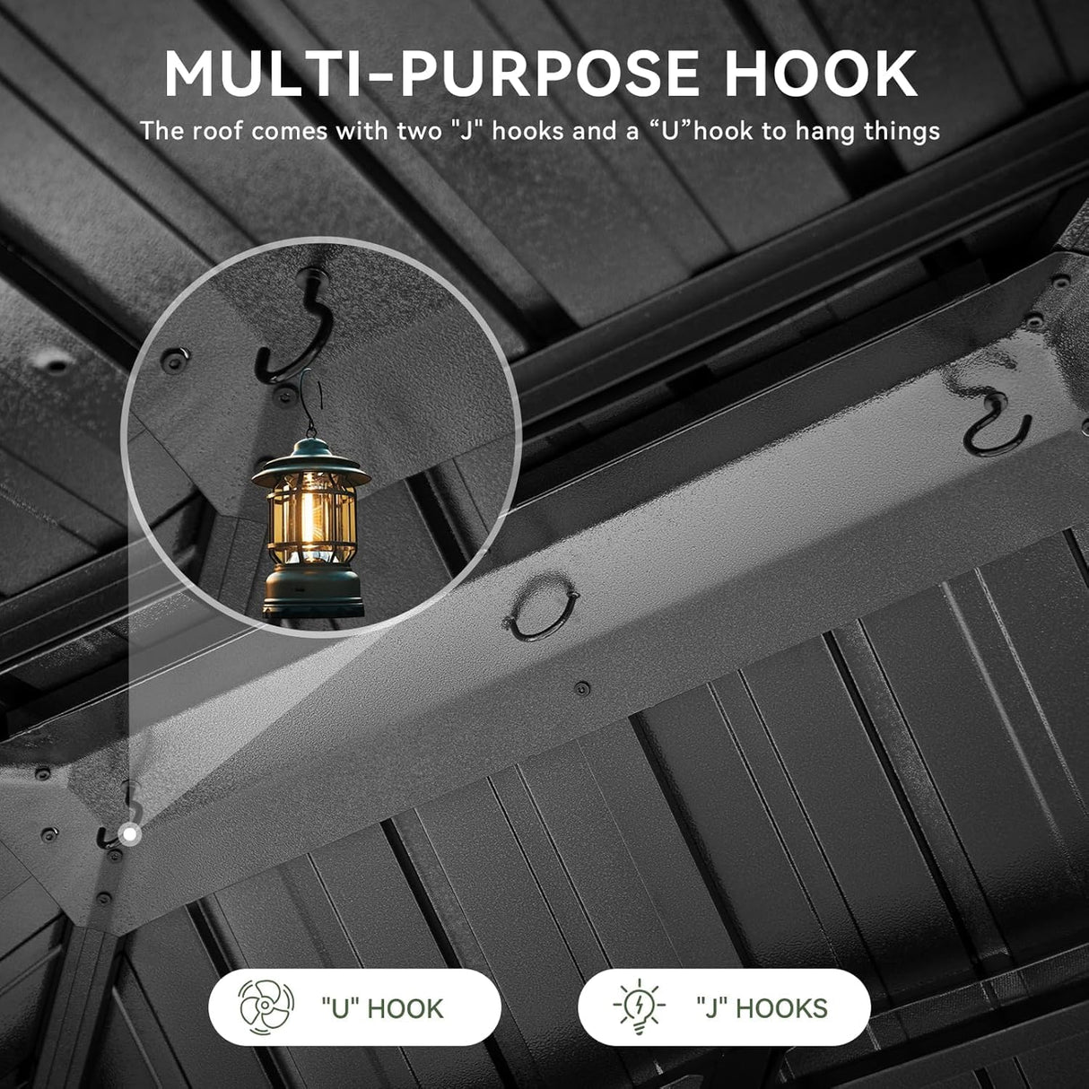 Aoxun Hardtop Gazebo 10x12, Aluminum Frame Canopy with Double Galvanized Steel Roof, Outdoor Gazebo with Breathable Netting and Privacy Curtain for Backyard Aoxun