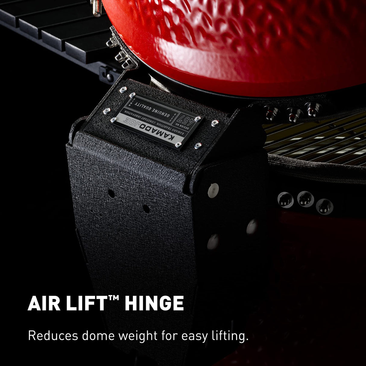 Kamado Joe Pellet Joe Grill, Classic Joe, 18-inch Ceramic Wood Pellet Grill and Smoker with Cart, Side Shelves, Stainless Steel Grates and 250 Cooking Square Inches in Red, Model KJ15260020 Kamado Joe