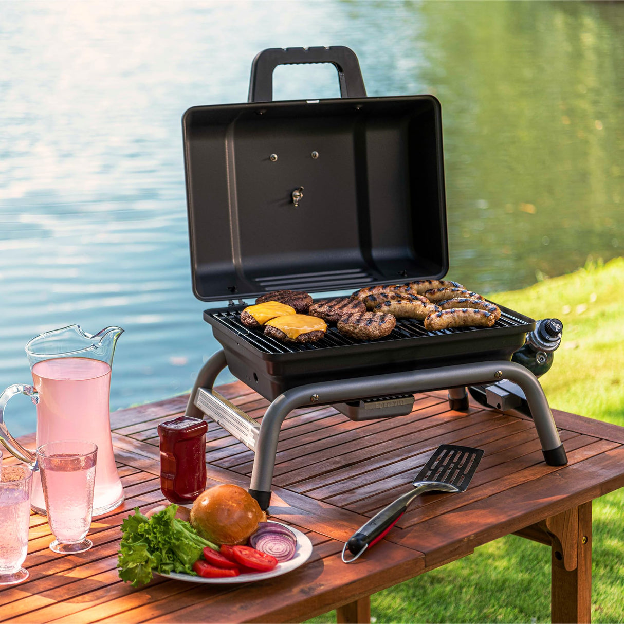 Char-Broil® 1-Burner Portable Propane Gas Grill, Black – 17402049 Char-Broil