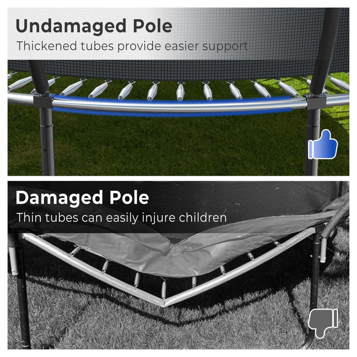 Lyromix Large Outdoor Trampoline with Basketball Hoop, 15FT Trampoline with Lights for Kids and Adults, Recreational Trampolin with Sprinkler and Stakes Lyromix