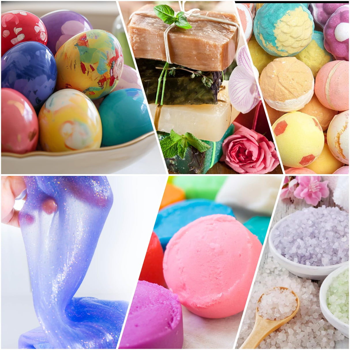Bath Bomb Soap Dye - 36 Colors Concentrated Food Grade Skin Safe Liquid Based Colorant Vibrant Rainbow Coloring for Making DIY, Supplies Kit, Salt Crafting SigWong
