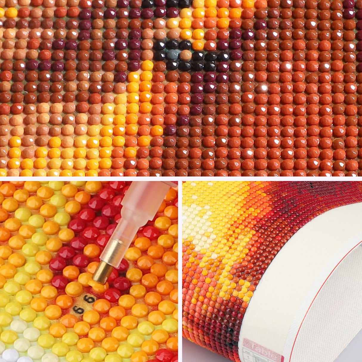 SENQAO Diamond Art Kits for Adults - Lion Diamond Painting Kits DIY 5D Full Drill Diamond Dots Paintings with Diamonds Gem Art and Crafts for Home Decor 12x12 Inch SENQAO