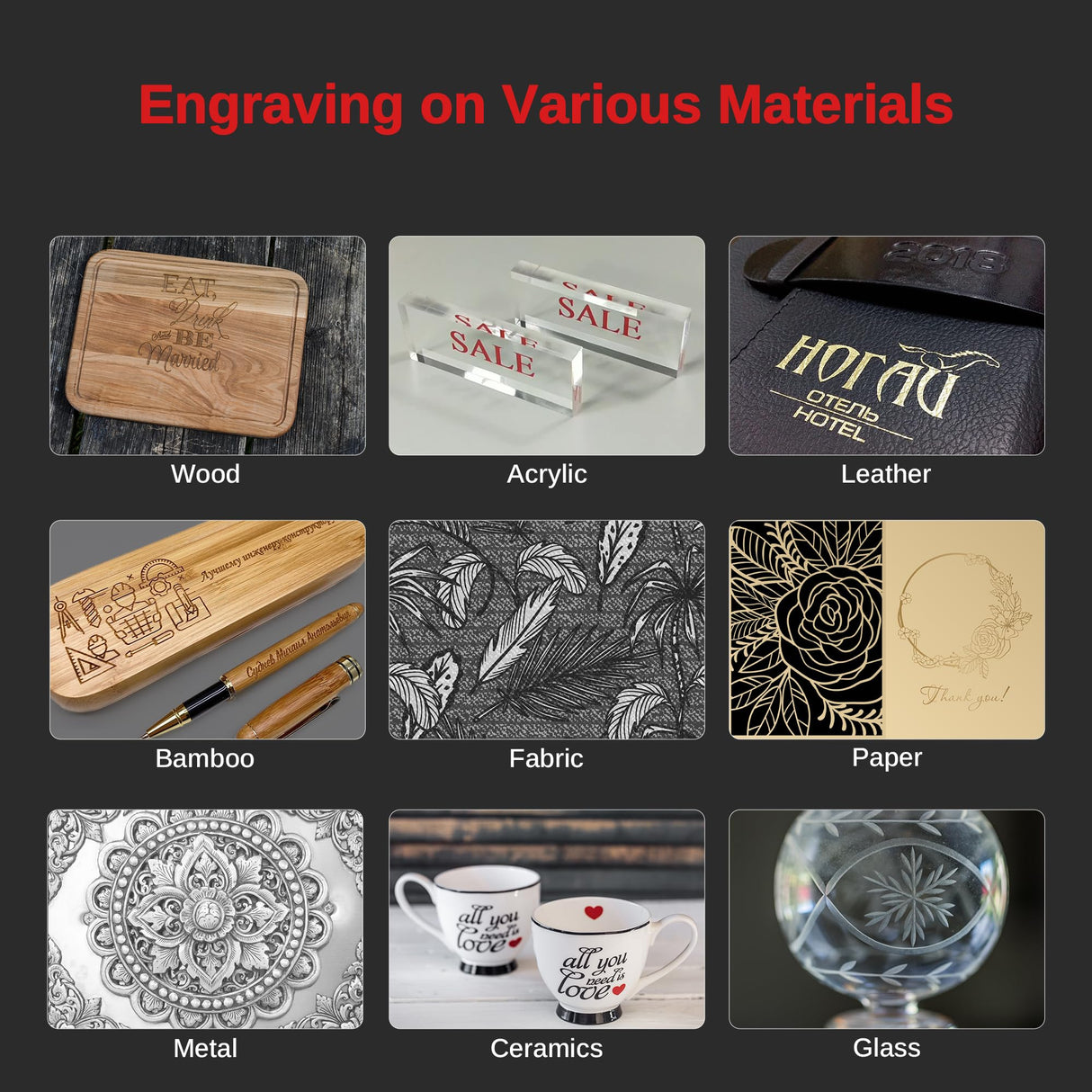 Mecpow X3 Pro Laser Engraver with Air Assist - 60W Laser Cutter, 10W High Accuracy Laser Engraving Machine for Wood Metal and Acrylic, 16.0 x 15.7" Working Area Mecpow