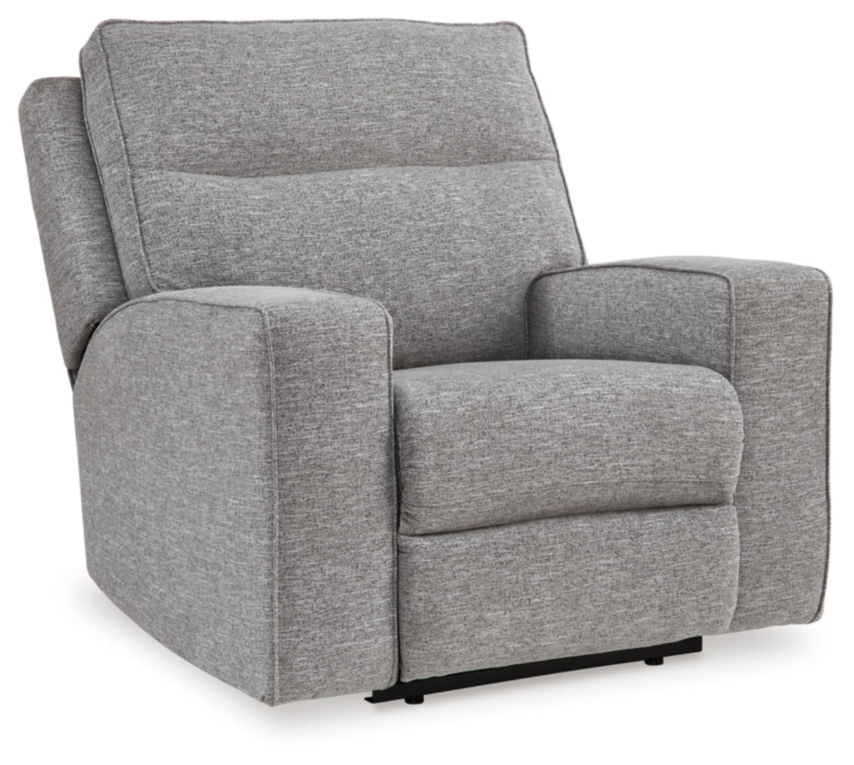 Signature Design by Ashley Biscoe Contemporary UV Resistant Durable Power Recliner with USB Port, Adjustable Headrest and Track Arms, Gray Signature Design by Ashley