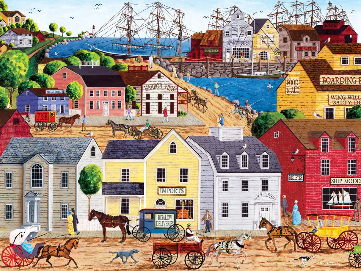 MasterPieces 300 Piece EZ Grip Jigsaw Puzzle - Home Port - 18"x24" Masterpieces