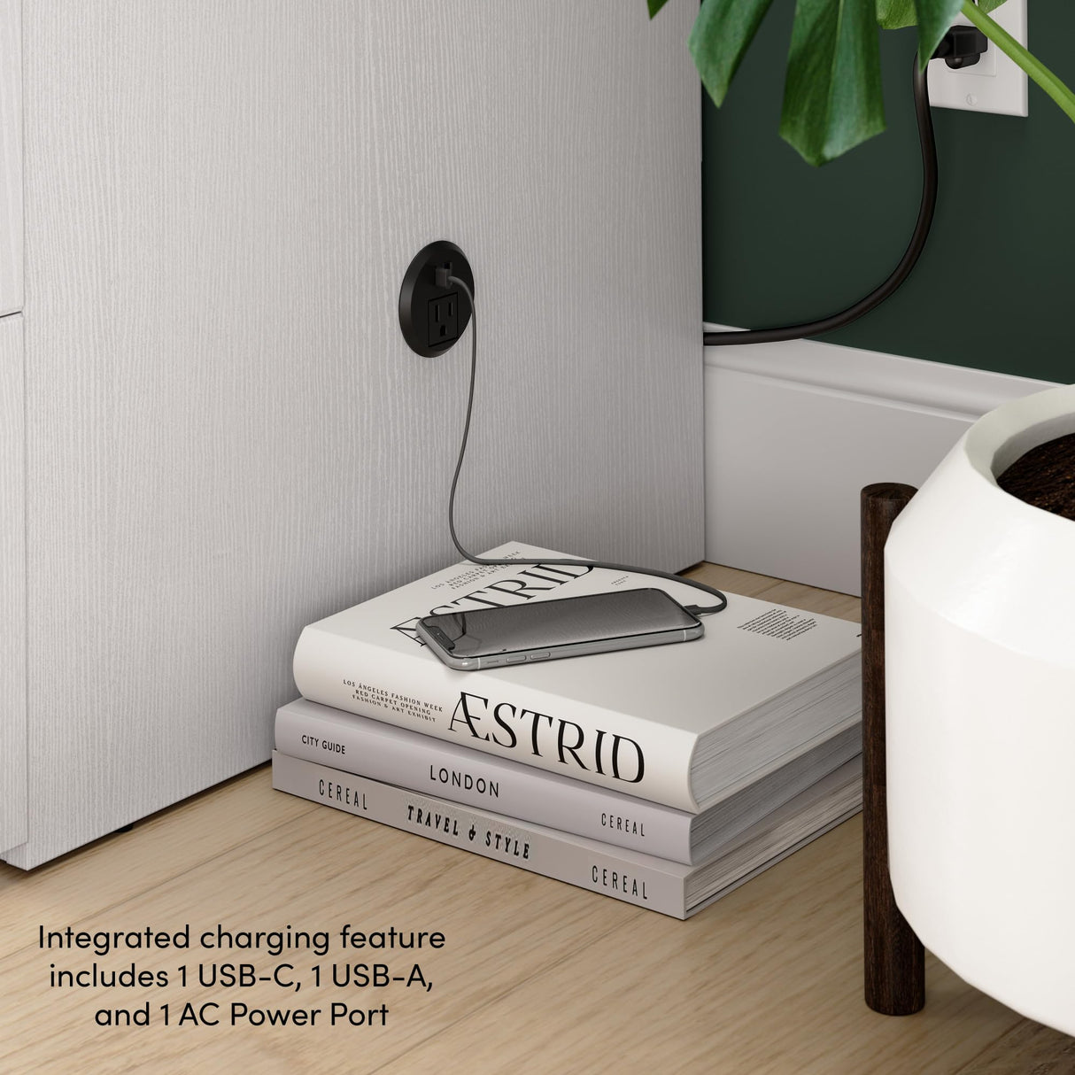 Bestar Murphy Cabinet Bed 65-inch Queen with Pullout Drawer for Bedroom, Guestroom, Key West Collection, Modern, White Bestar