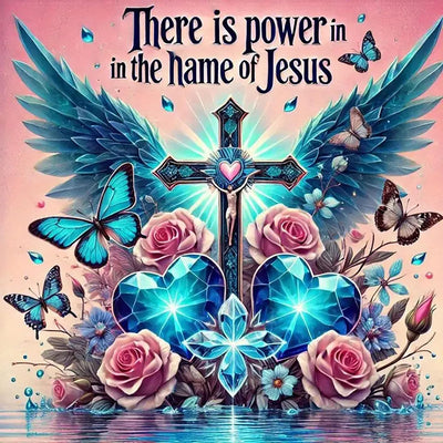 Axquilon Cross Diamond Art Kits for Adults - Religious Diamond Painting Kits for Adults Beginner, DIY 5D Full Drill Gem Art for Home Wall Decor 14x14 inch