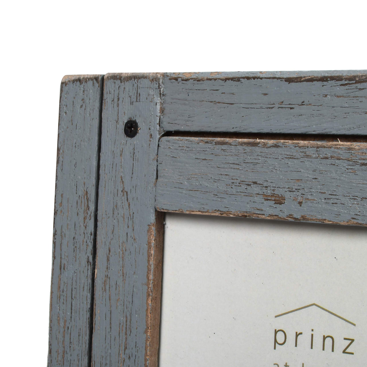 PRINZ Homestead Rustic Wood Frame in Distressed Finish, Gray, 5x7 Prinz