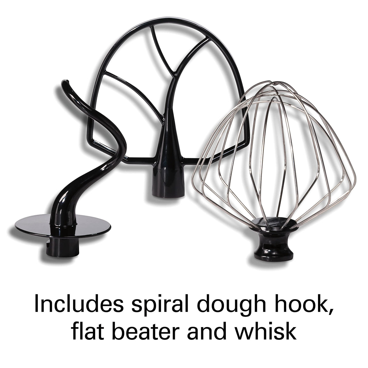 Hamilton Beach Professional All-Metal Stand Mixer with Specialty Attachment Hub, 5 Quart Bowl, 12 Speeds, Includes Flat Beater, Dough Hook, Whisk (63240) Hamilton Beach Professional