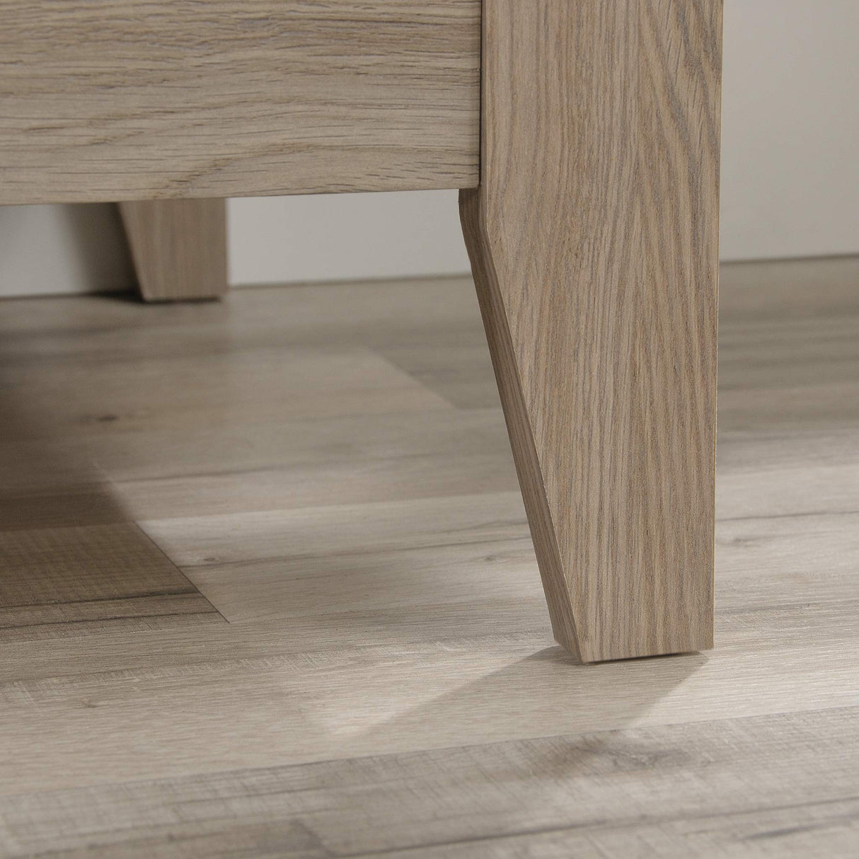 Sauder Summit Station Desk, L: 52.09" x W: 19.29" x H: 29.02", Laurel Oak finish Sauder