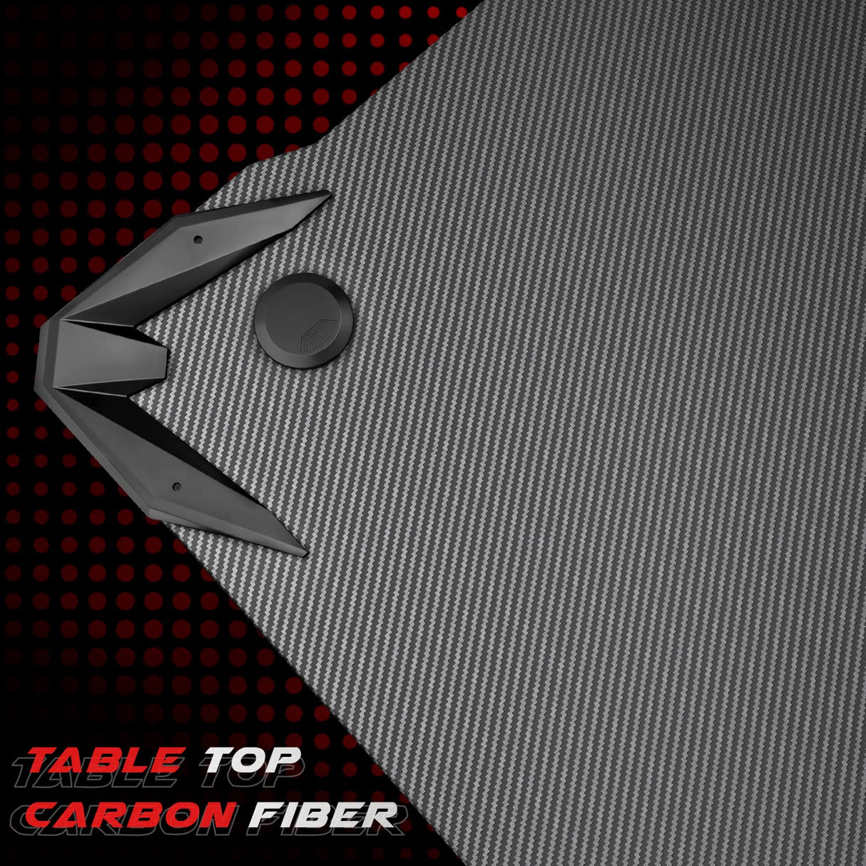 Homall Gaming Computer Desk with Carbon Fiber Surface, Gaming Table Z Shaped Pc Home Office with Cup Holder&Headphone Hook(55 in, Black) Homall