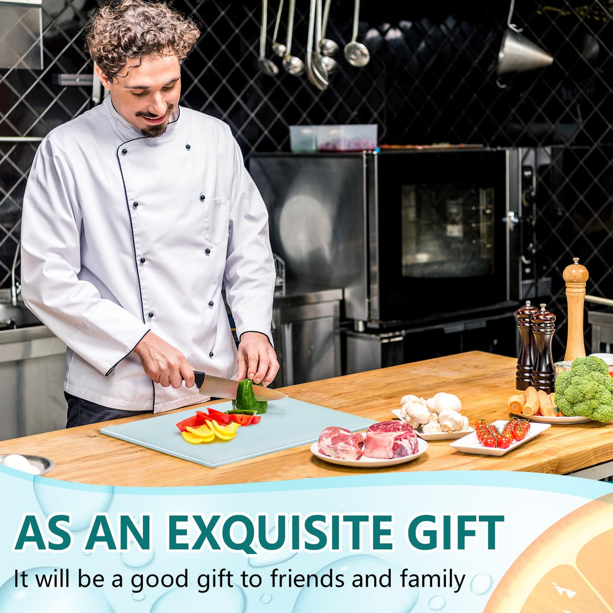 Tanlade 16 Pcs Sublimation Blank Set Included 6 Pcs 8 x 11 Inch Sublimation Cutting Board Blanks, Gloves, Tape, 8 Heat Transfer Paper, Glass Cutting Board for Heat Press Machine(Smooth Surface) Tanlade