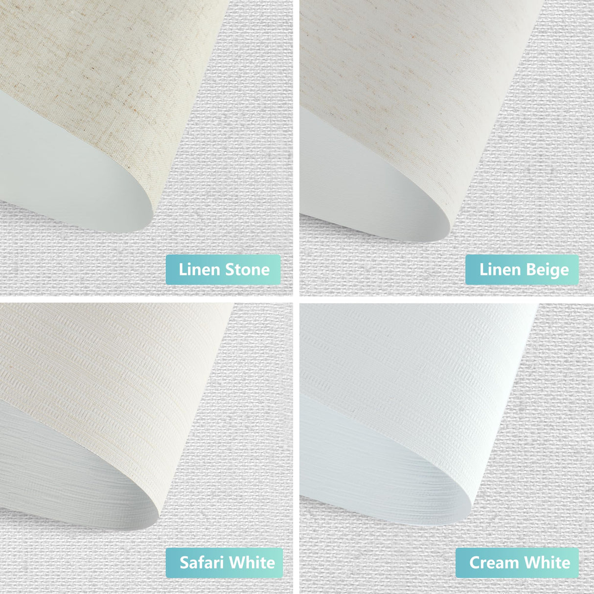 Aprilsmart Motorized Blinds with Remote,Compatible with Apple HomeKit Alexa Google Home- Voice and app Control,Motorized Roller Shades 100% Blackout (Fabric Sampl) Aprilsmart