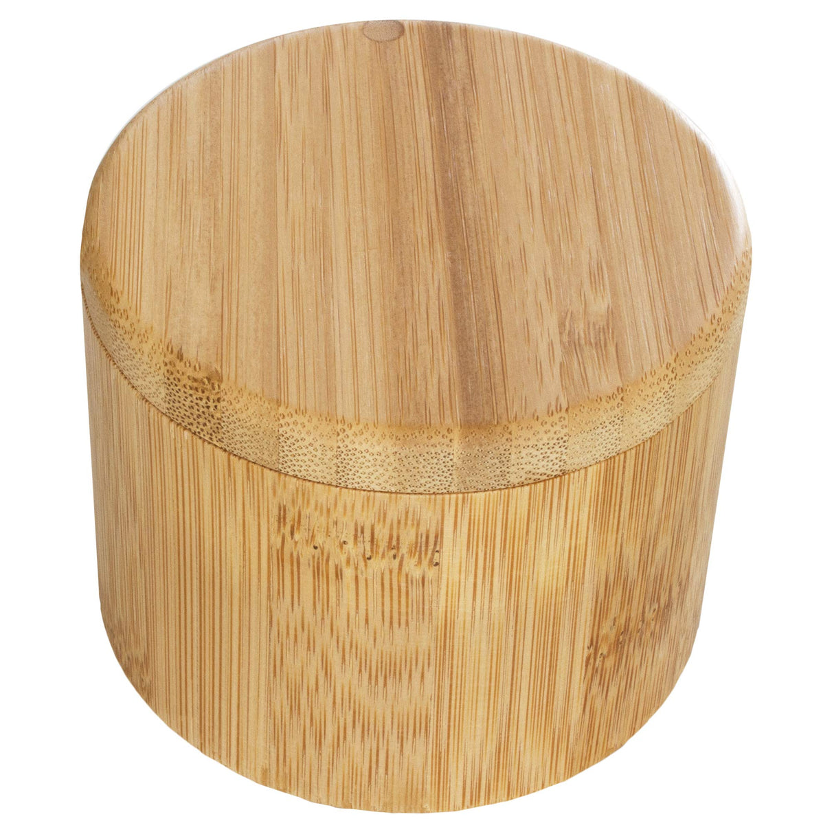 Totally Bamboo Salt Cellar Bamboo Storage Box with Magnetic Swivel Lid, 6 Ounce Capacity Totally Bamboo