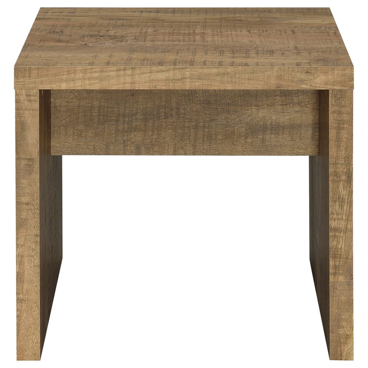 Coaster Home Furnishings Lynette Square Engineered Wood End Table Mango Coaster Home Furnishings