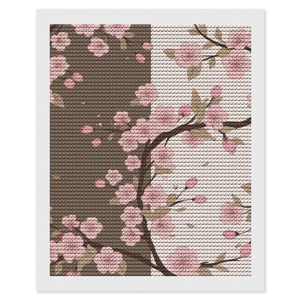 VTCTOASY Diamond Painting Kits for Adults Round 5D Diamond Art Painting Kits Romantic Cherry Blossoms DIY Full Drill Diamond Dots Paintings Picture Arts Craft for Home Wall Art Decor 16"x20" VTCTOASY