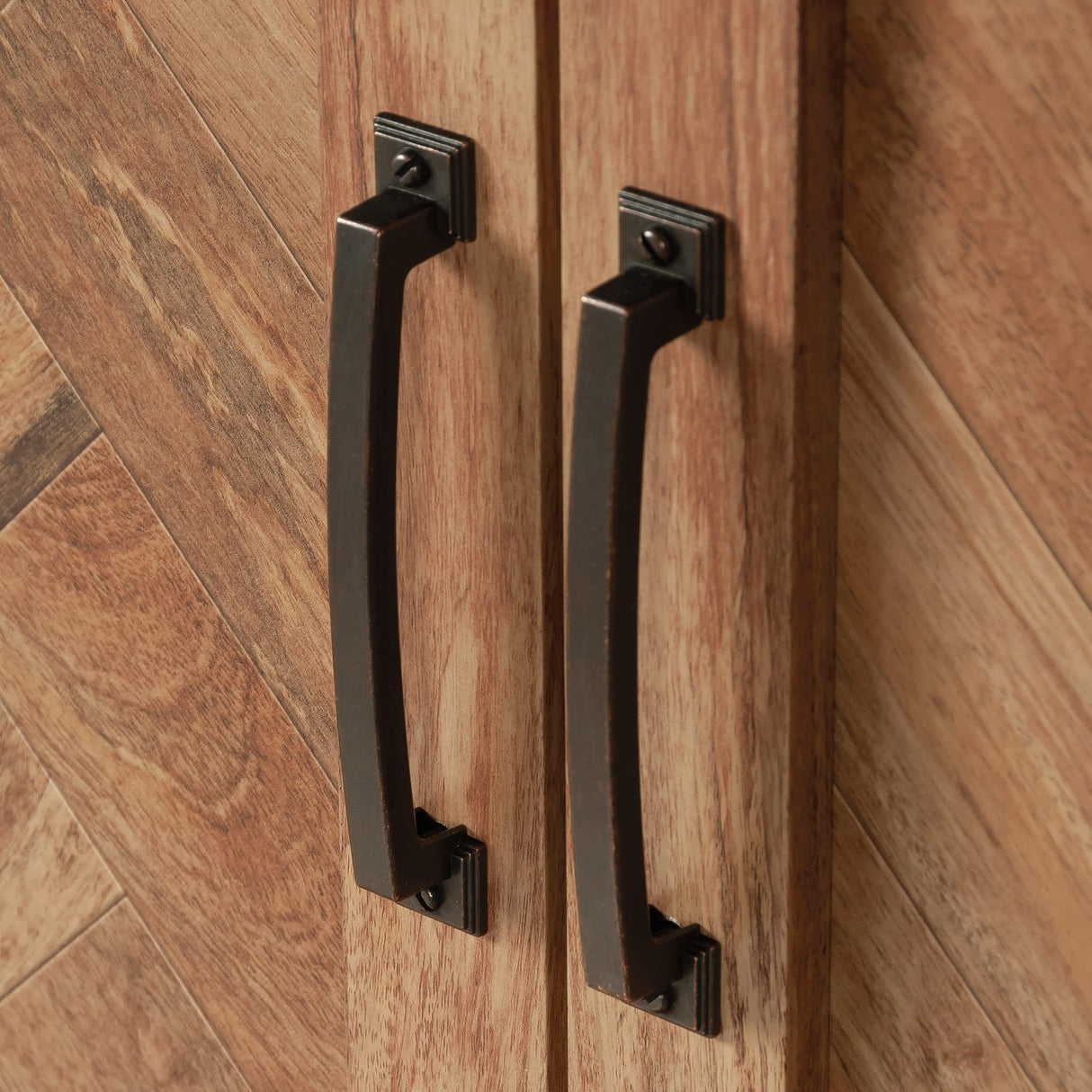 Sauder Cannery Bridge Armoire, L: 32.36" x W: 22.52" x H: 59.80", Sindoori Mango finish Sauder