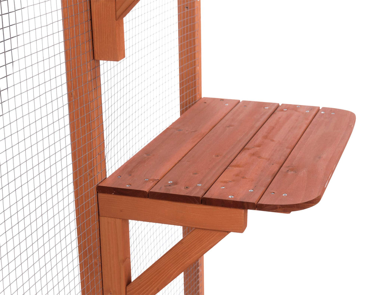 TRIXIE Outdoor Catio, Cat Enclosure with Roof, Large Cat Playpen with Platforms, Cat House, Cat Cage, Run-71 Inch TRIXIE