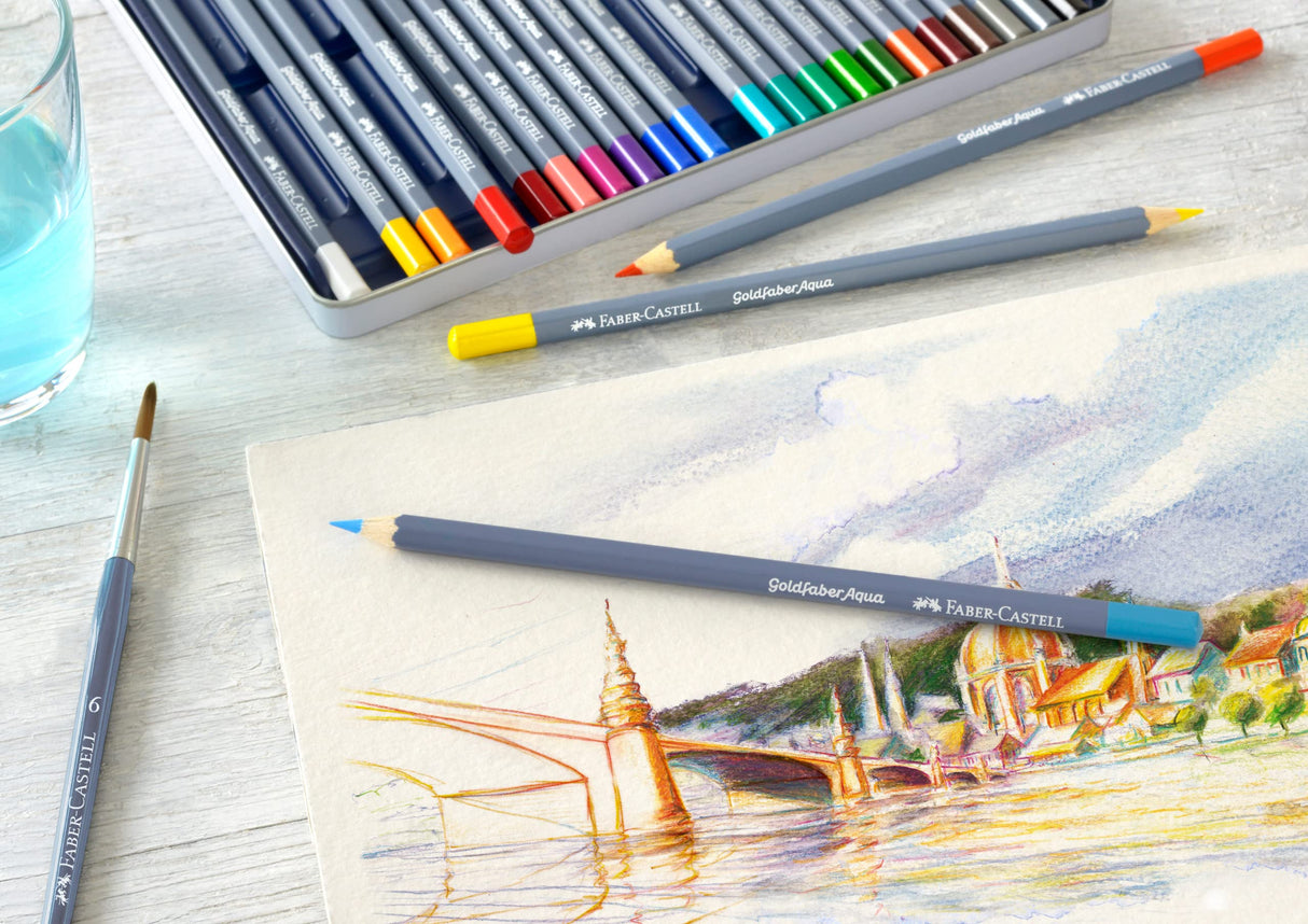 Faber-Castell Creative Studio Goldfaber Watercolor Pencils (36 Count) Faber-Castell