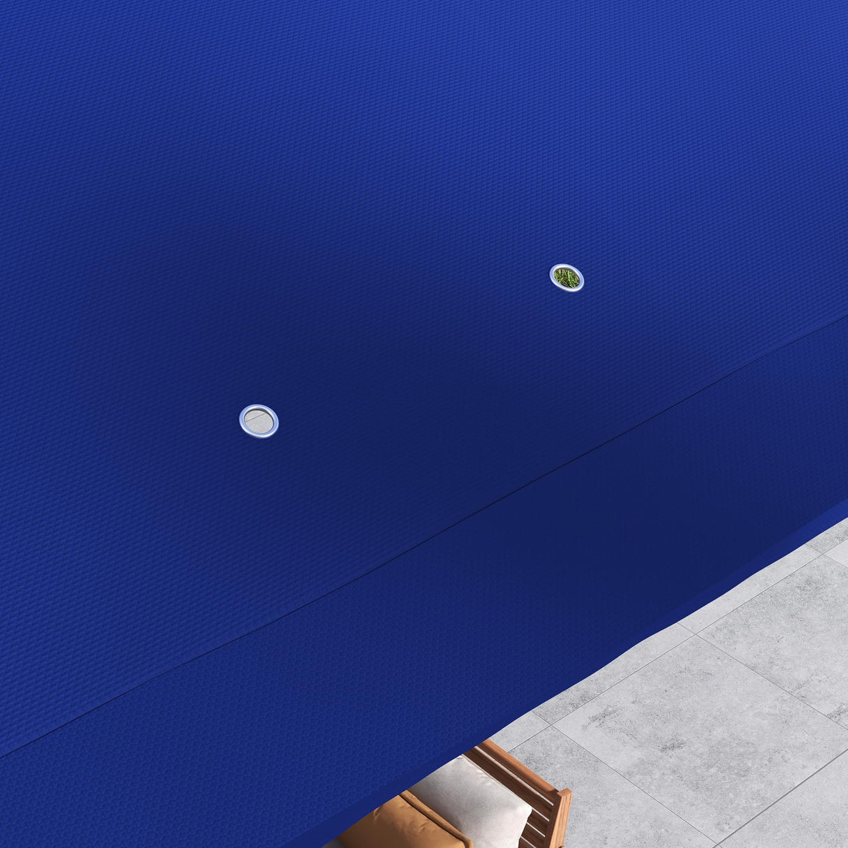 Outsunny 11' x 11' Pop Up Canopy, Outdoor Patio Gazebo Shelter with Removable Zipper Netting, Instant Event Tent w/ 114 Square Feet of Shade and Carry Bag for Backyard, Garden, Blue Outsunny