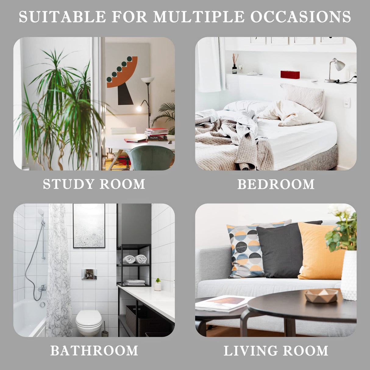 BYFU 3-Tier Side Table Set of 2, Narrow End Table with Storage Shelf, White Nightstand Bedside Table Small Bookshelf Bookcase Display Rack for Bedroom Bathroom Living Room Office BYFU